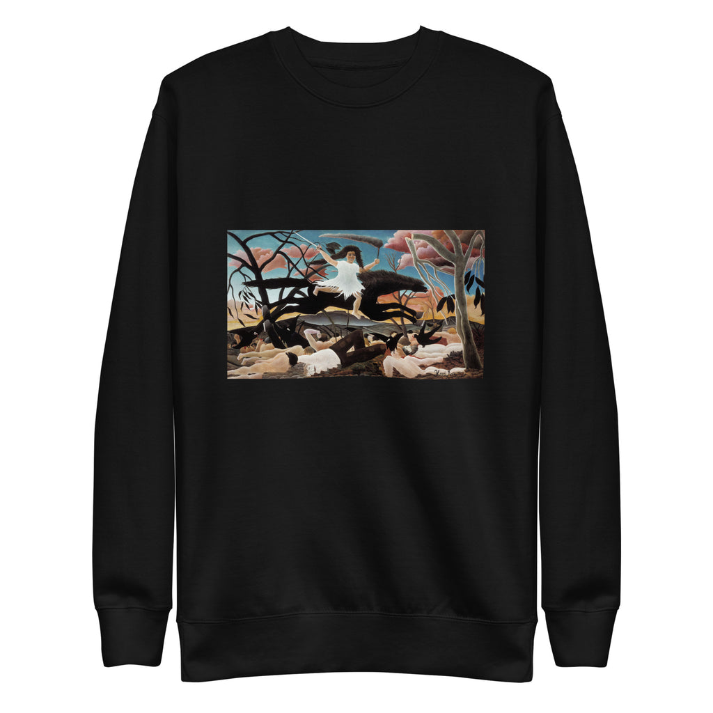 Black Sweater Henri Rousseau War La Guerre Famous Painting Signature