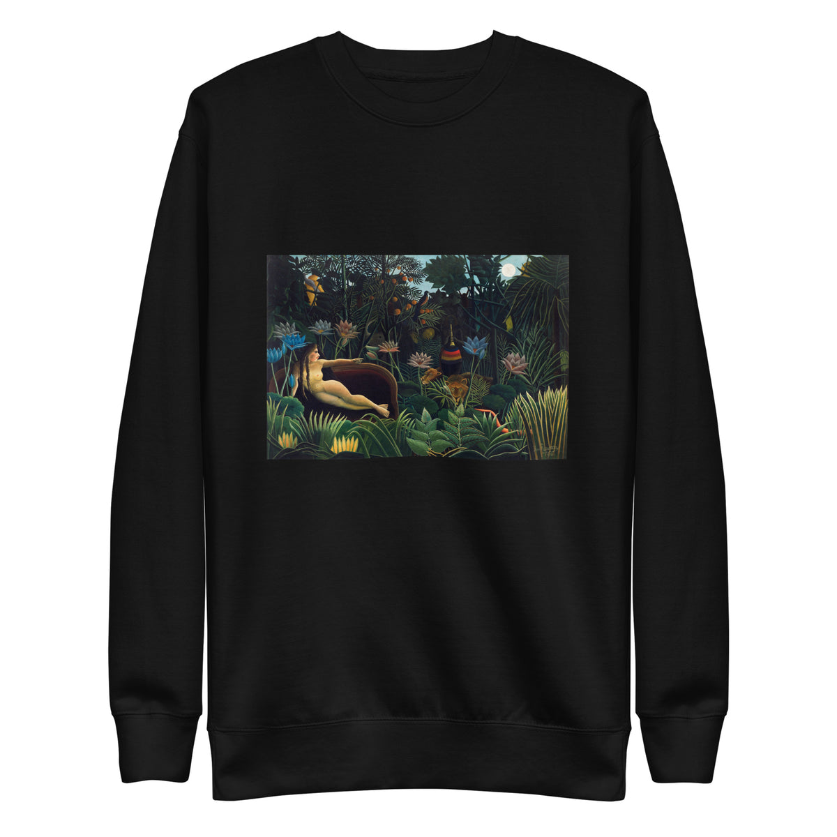Black Sweater Henri Rousseau The Dream Famous Painting Signature