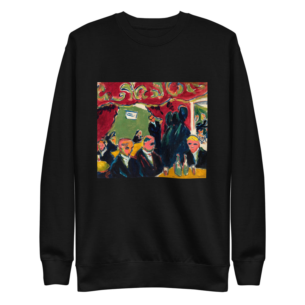 Black Sweater Ernst Ludwig Kirchner Tavern Famous Painting Signature