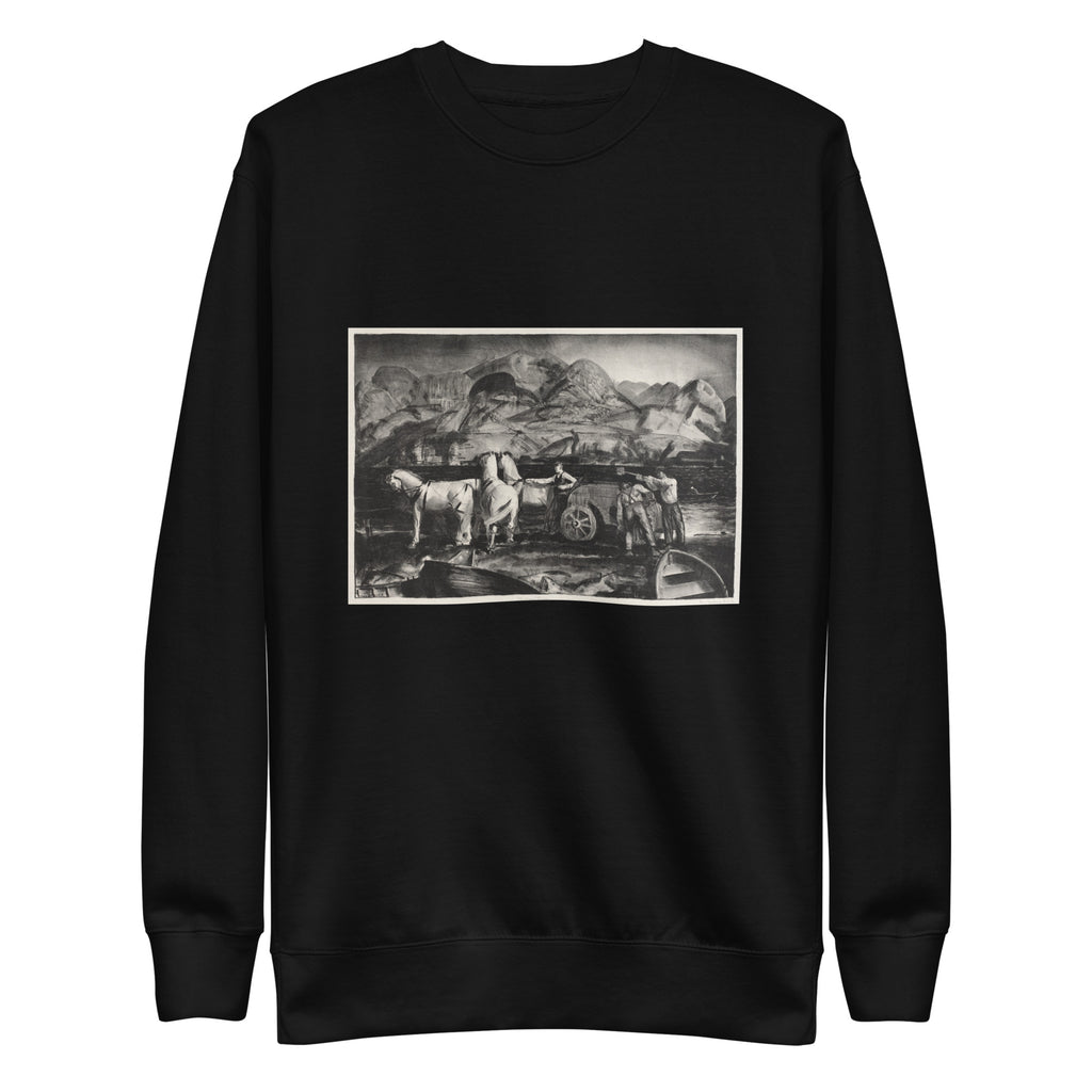 Black Sweater The Sand Team Print Signature