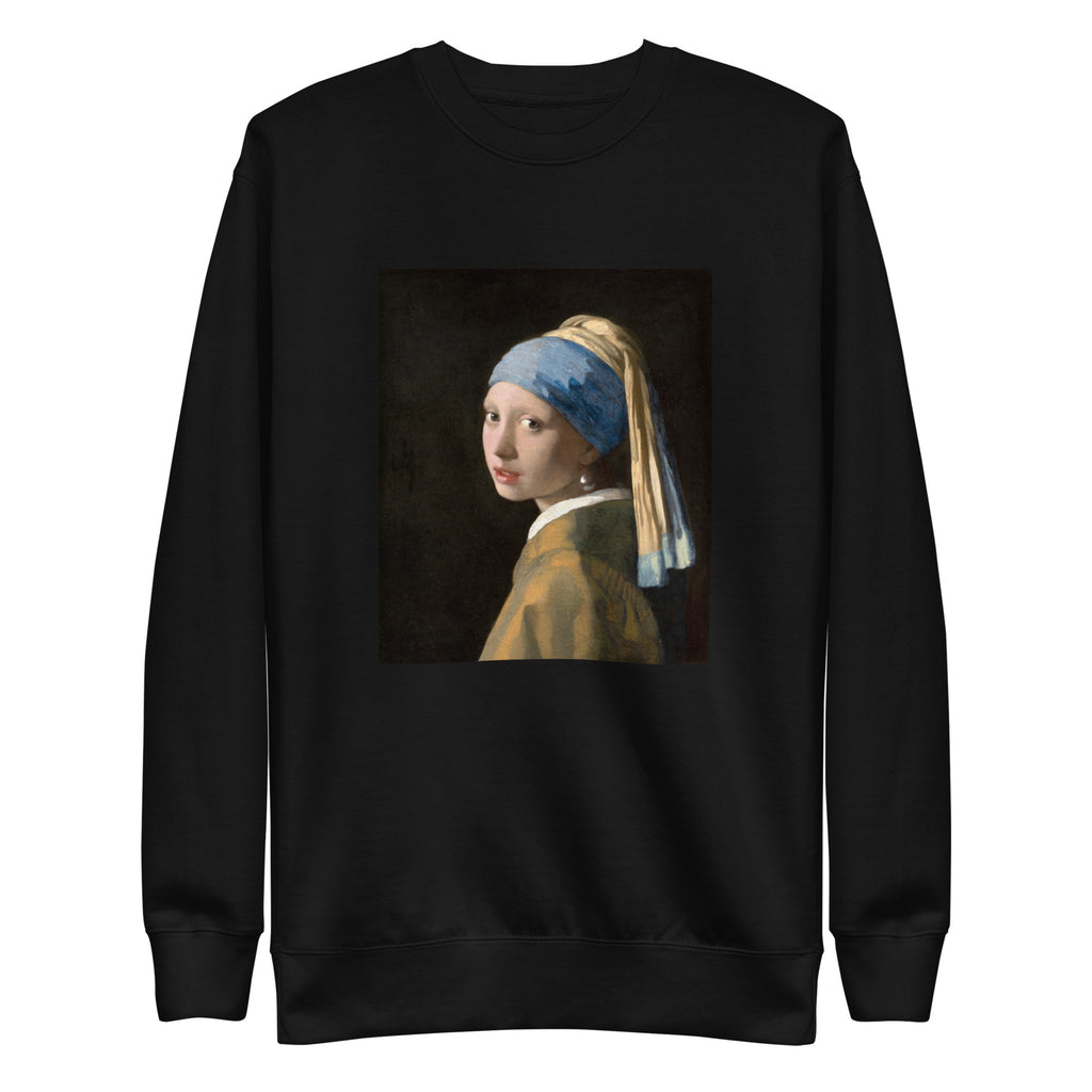 Black Sweater Johannes Vermeer Girl With A Pearl Earring Famous Painting Signature