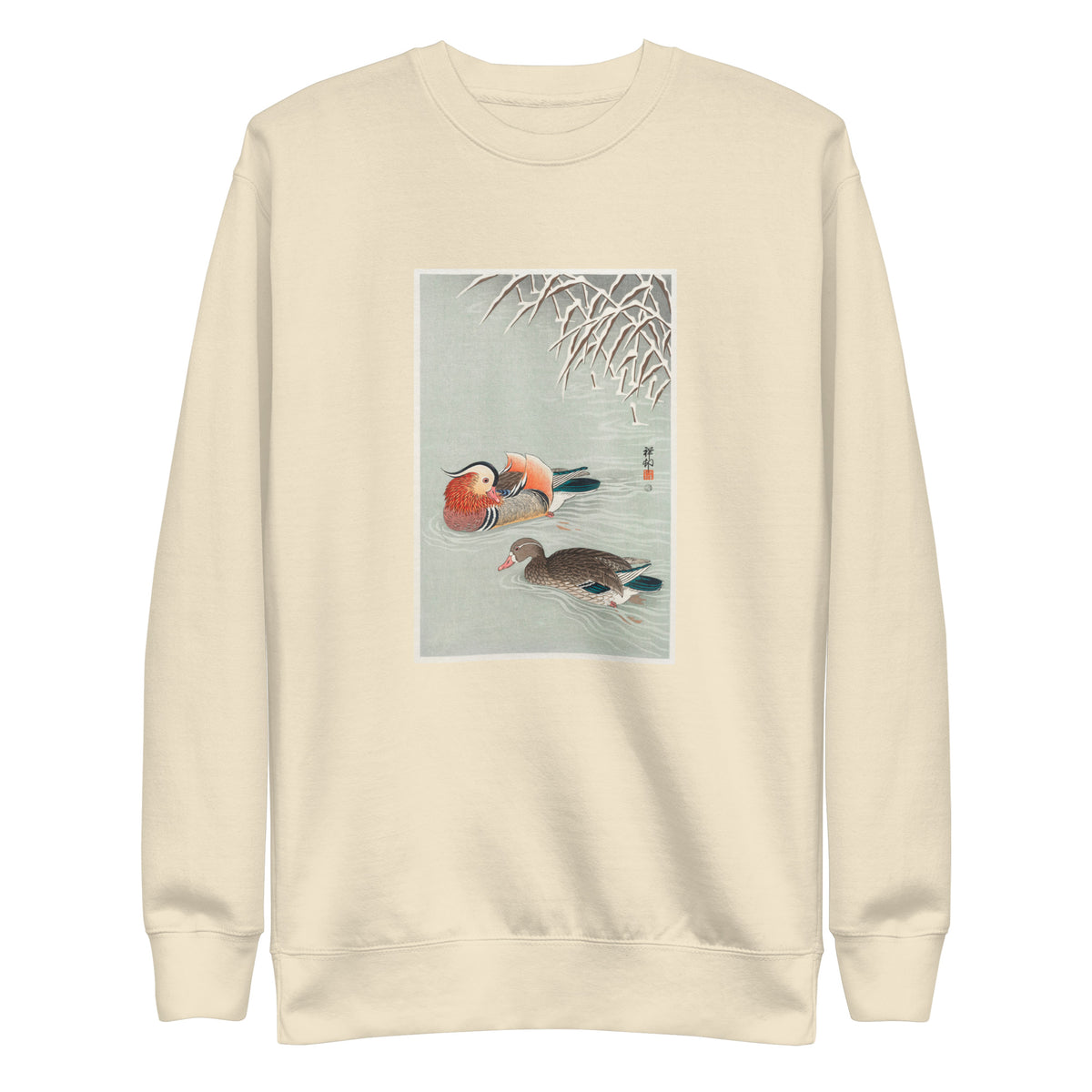 Sweater Mandarin Ducks - Ohara Koson 1925 Signature