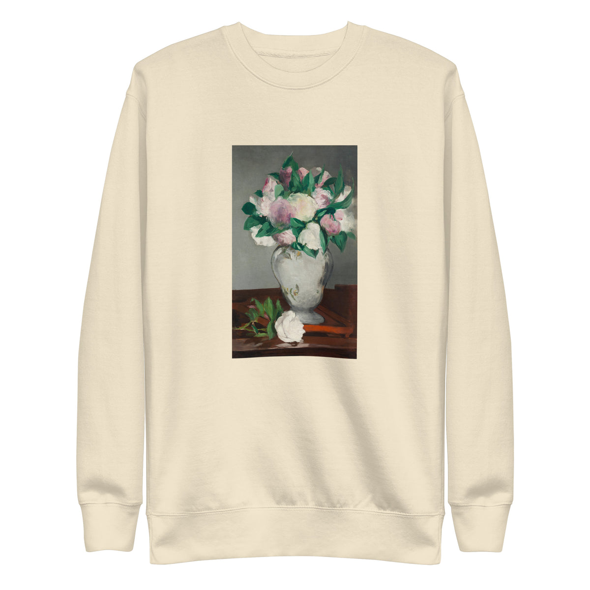 Sweater Peonies Painting In High Resolution Signature