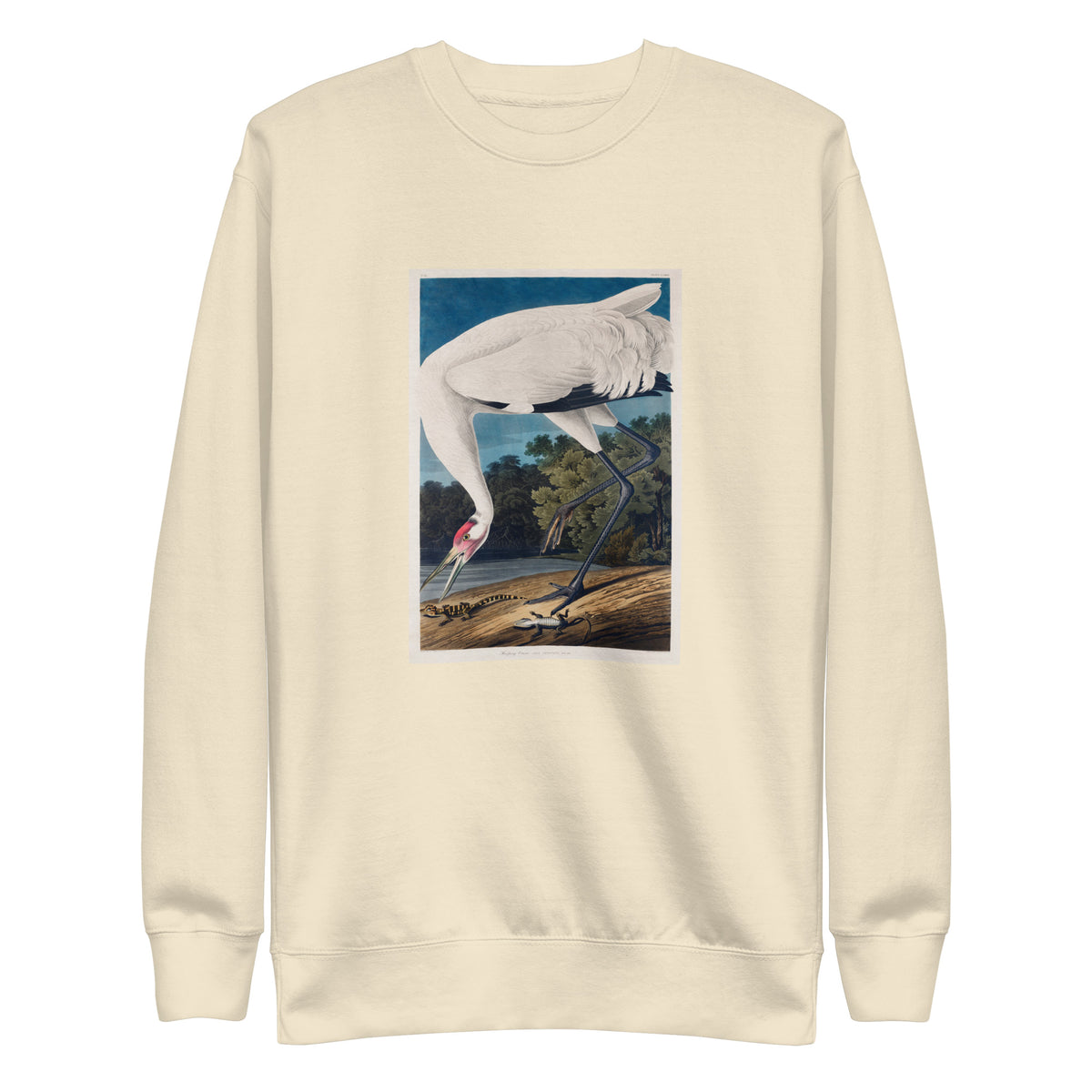 Sweater Hooping Crane Signature