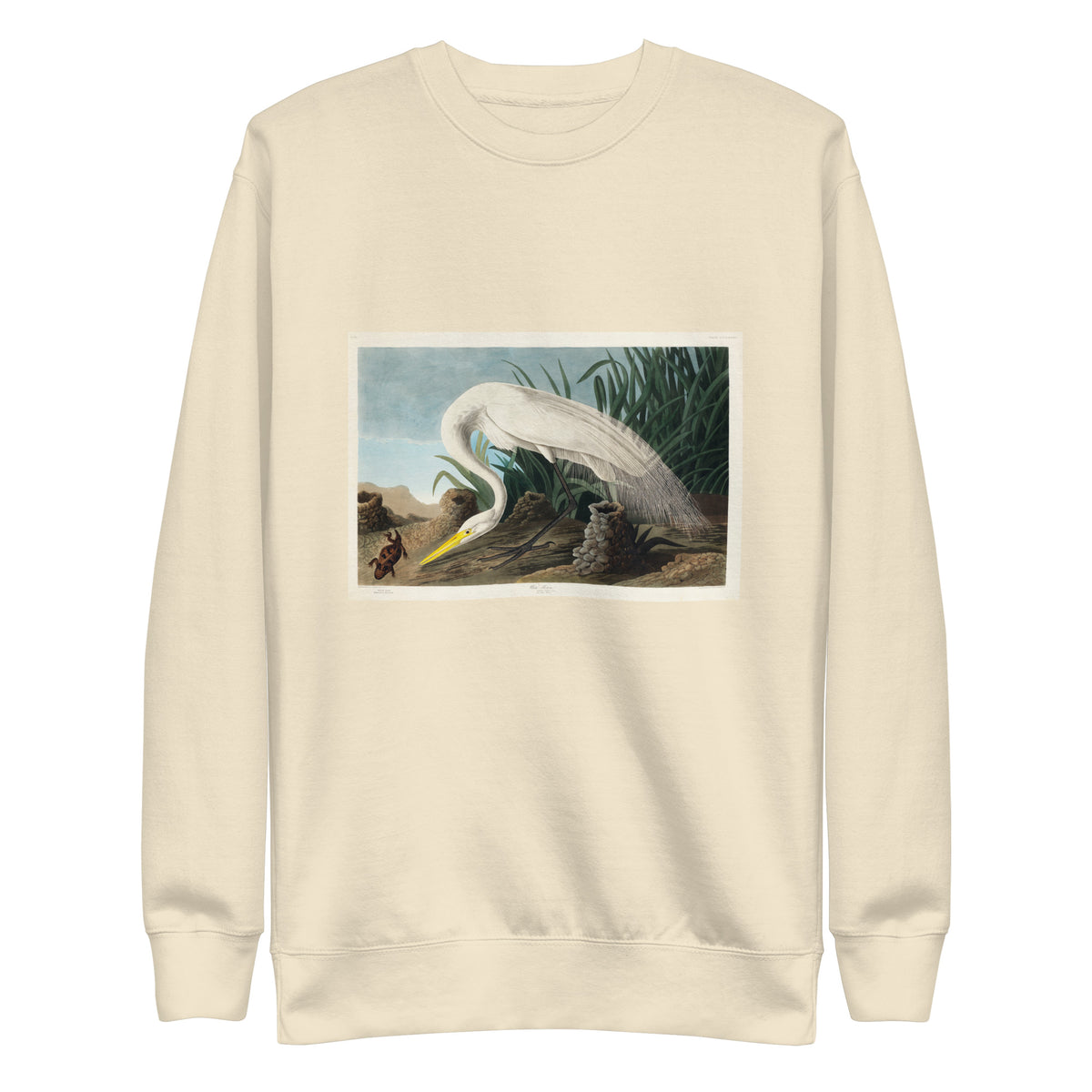 Sweater White Heron Signature