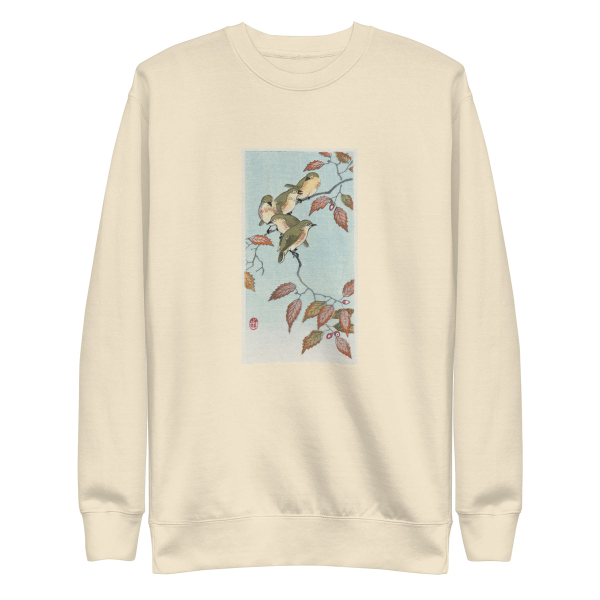 Sweater Birds On A Branch - Ohara Koson 1900 Signature