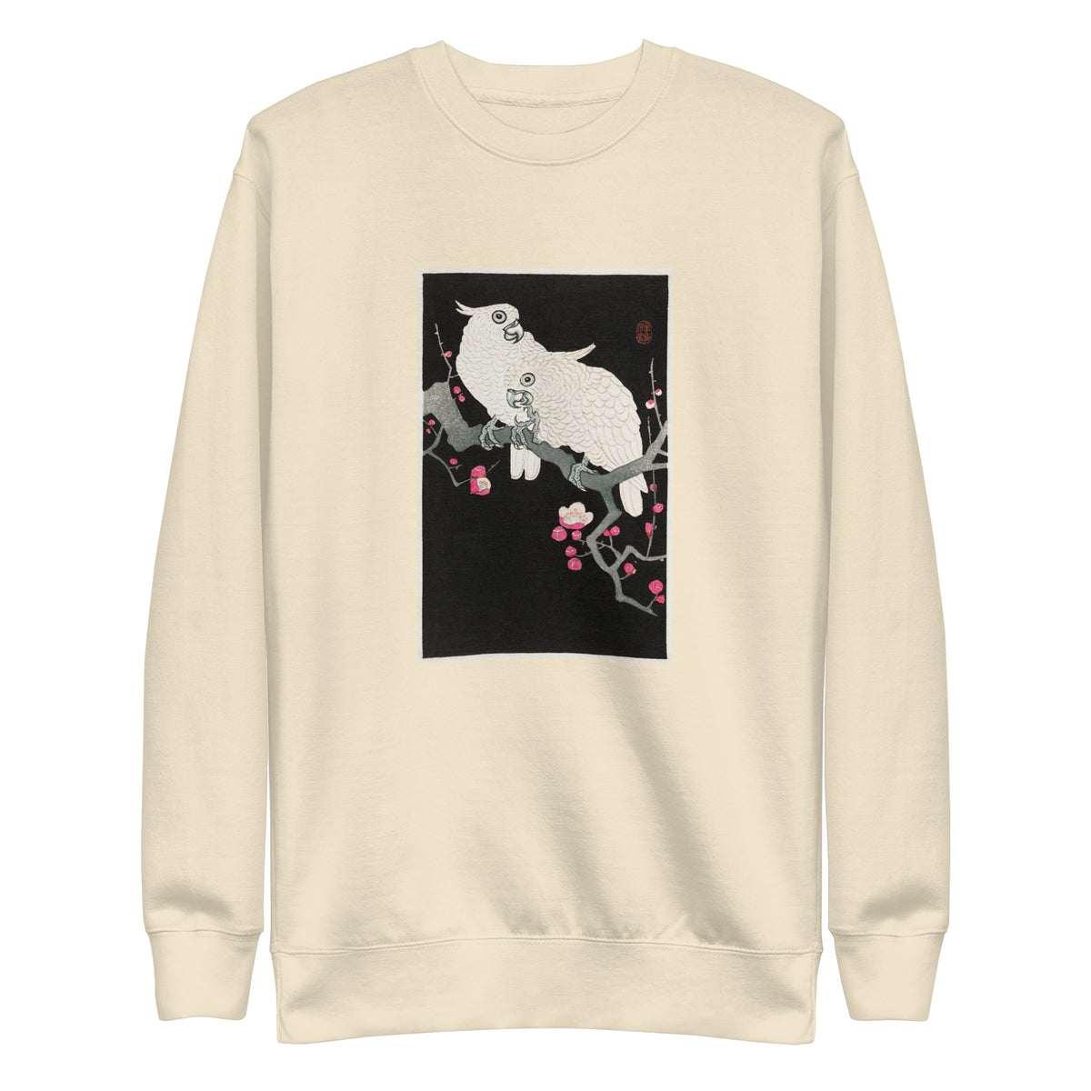 Sweater Two Cockatoo And Plum Blossom - Ohara Koson 1925 Signature