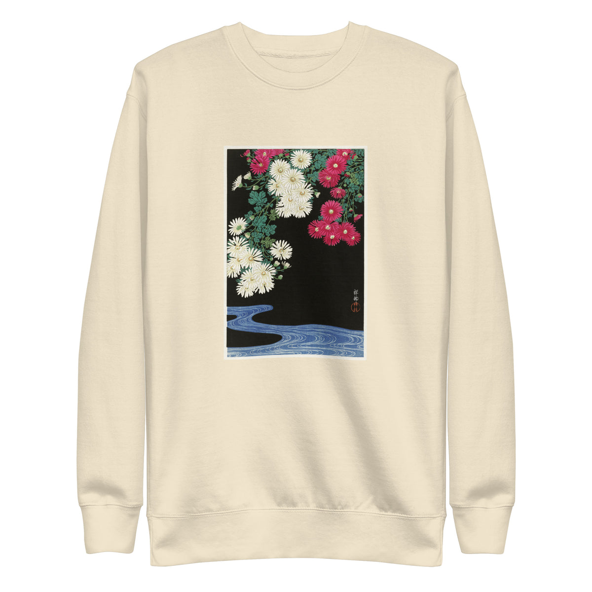 Sweater Chrysanthemums - Ohara Koson 1925 Signature