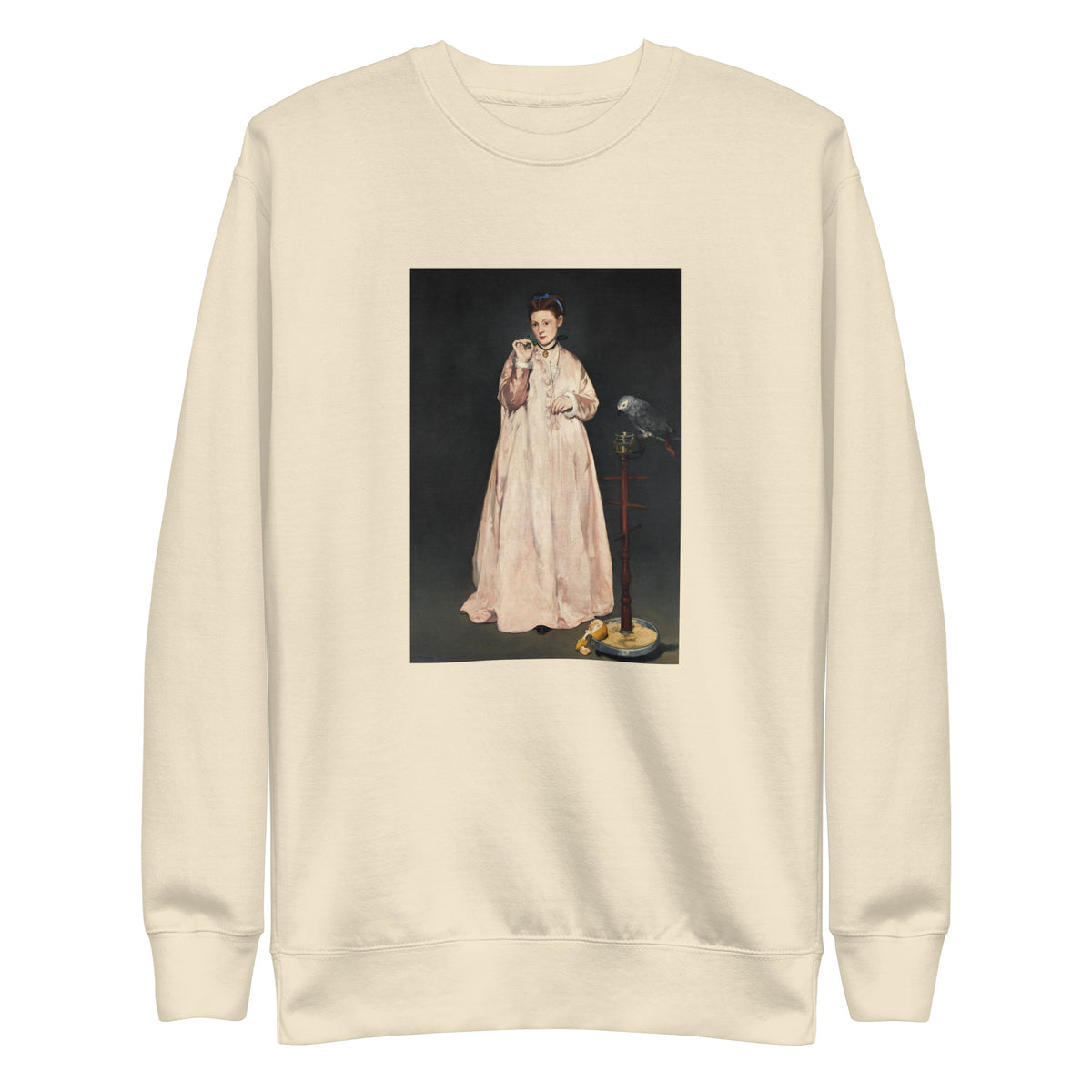 Sweater Young Lady In 1866 Painting In High Resolution Signature
