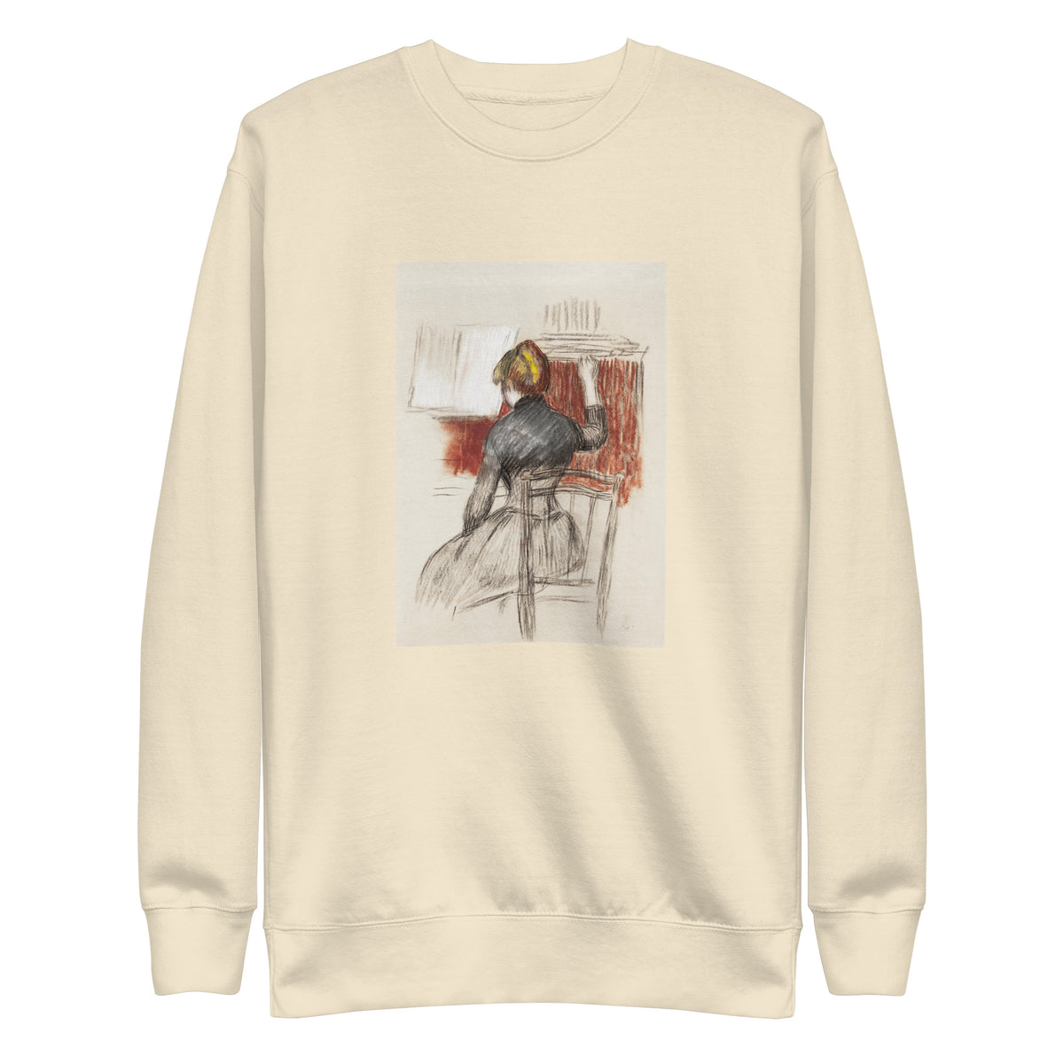 Sweater Woman At A Piano Signature