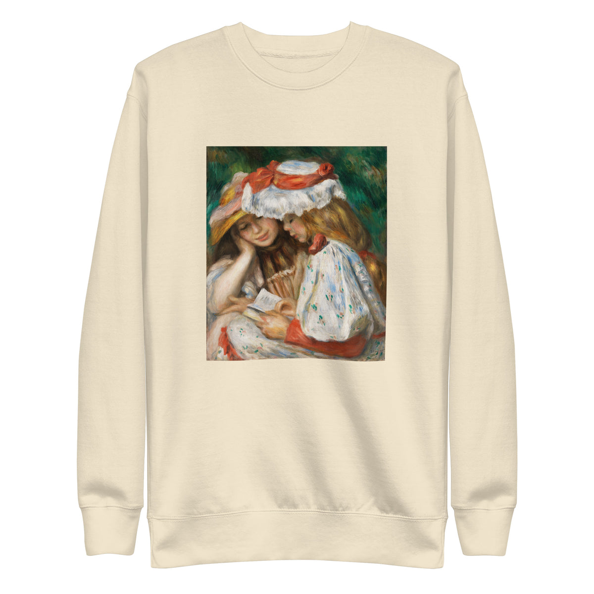 Sweater Two Girls Reading C 1890 1891 Signature