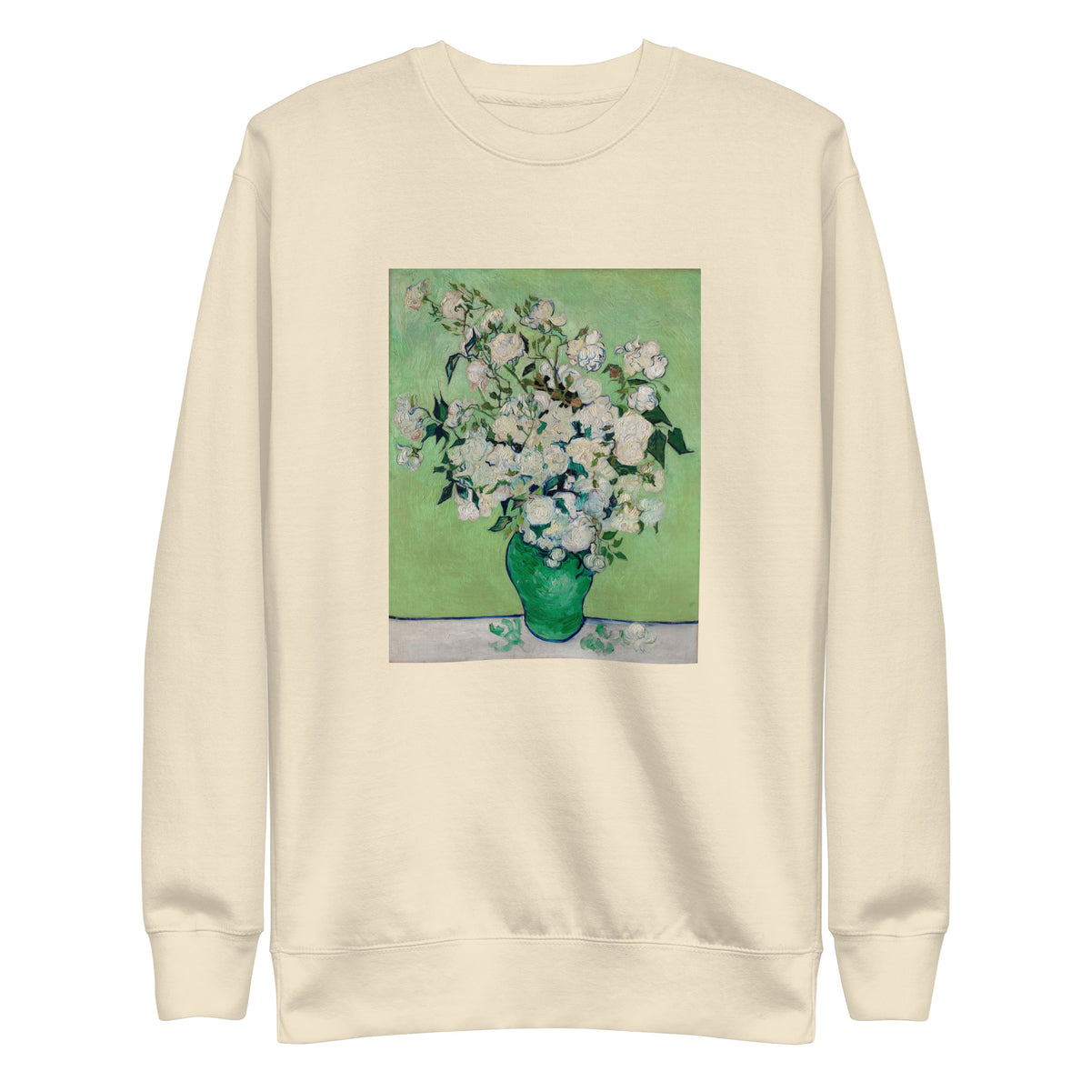 Sweater Roses Van Gogh Met Signature