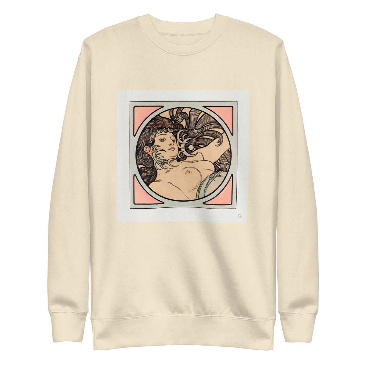 Sweater Stained Glass Fouquet Mucha II Signature