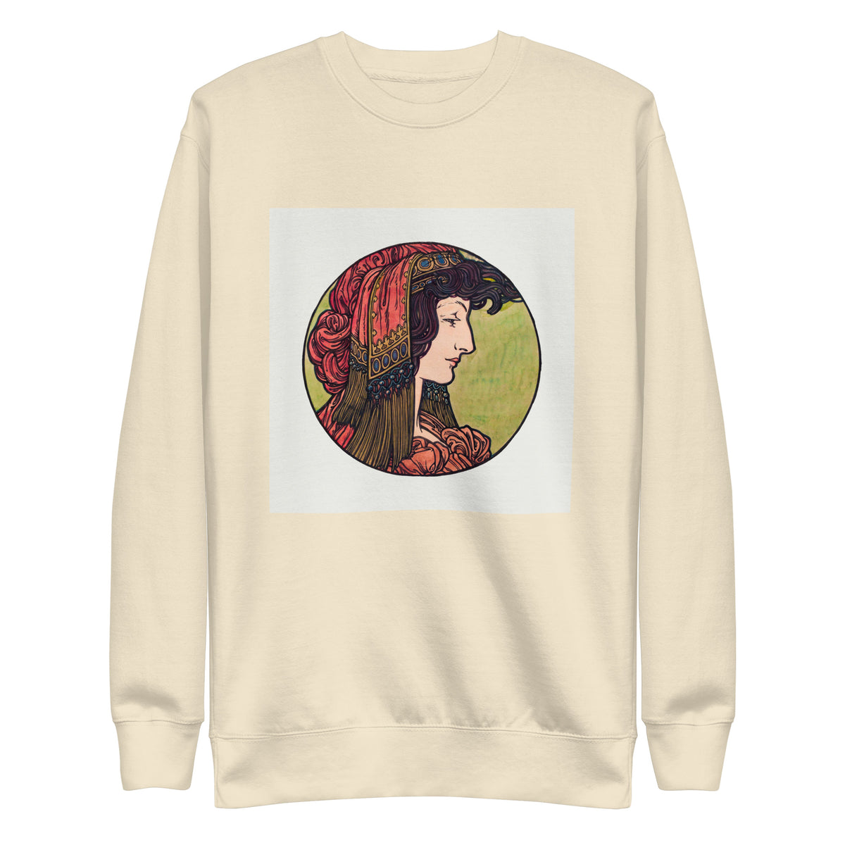 Sweater Stained Glass Fouquet Mucha IV Signature