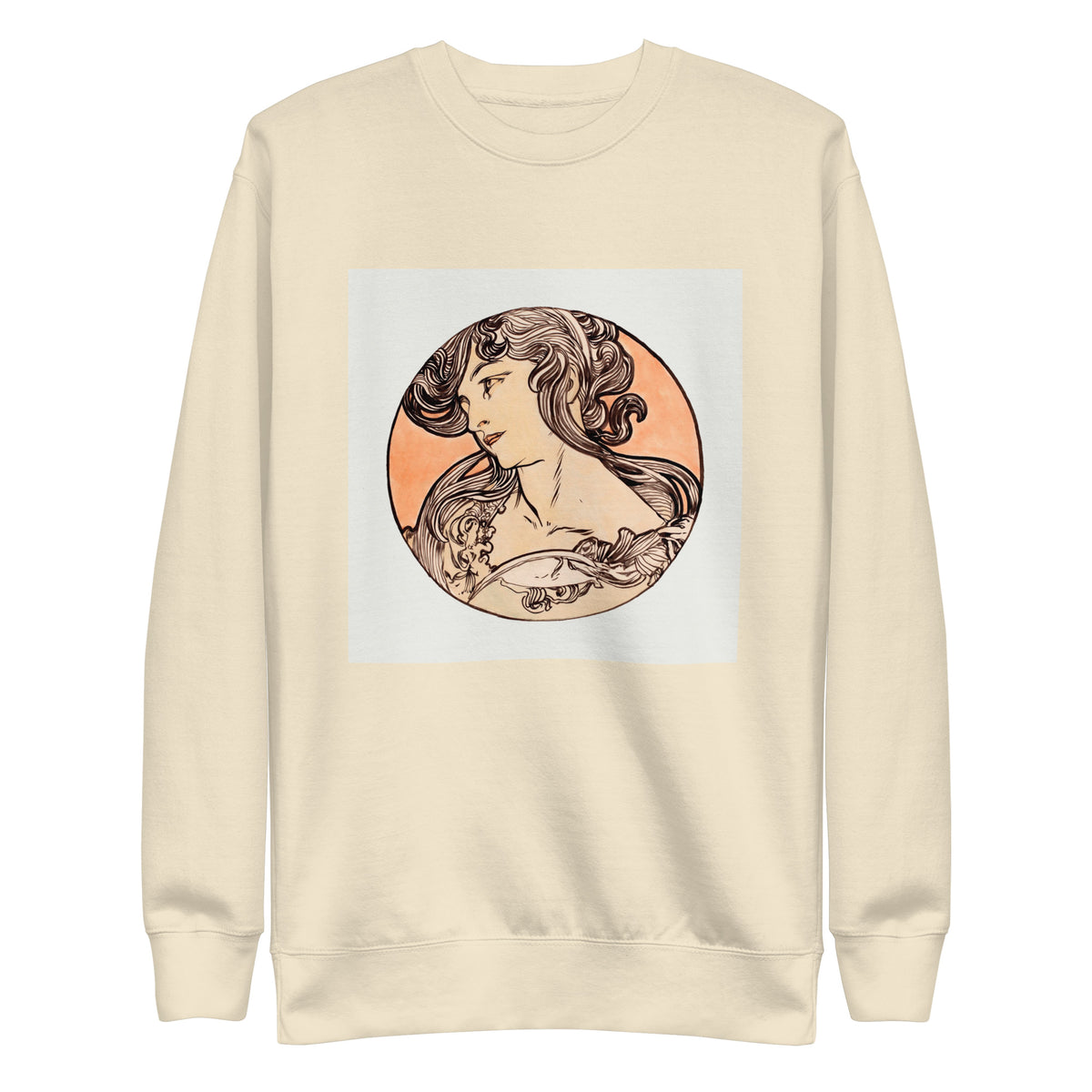 Sweater Stained Glass Fouquet Mucha IX Signature