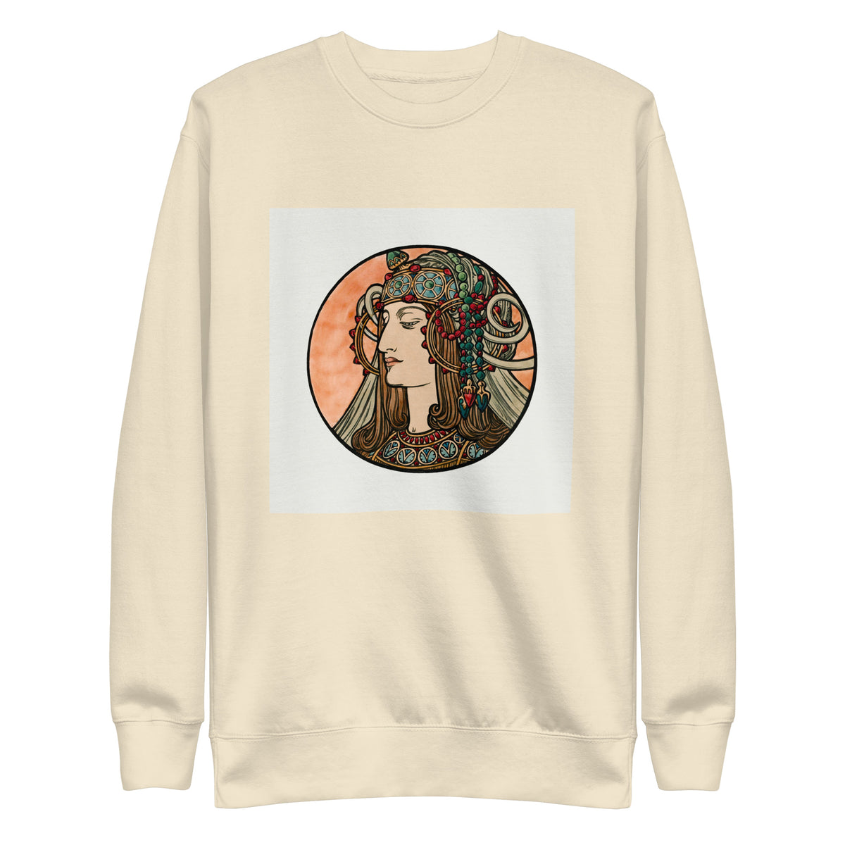 Sweater Stained Glass Fouquet Mucha VI Signature