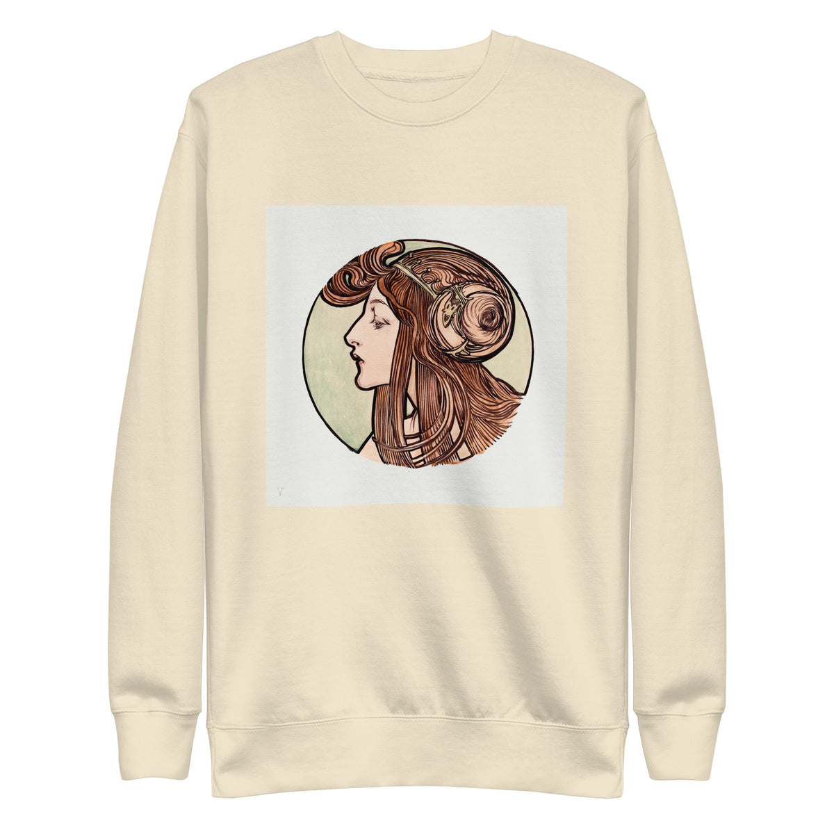 Sweater Stained Glass Fouquet Mucha VII Signature