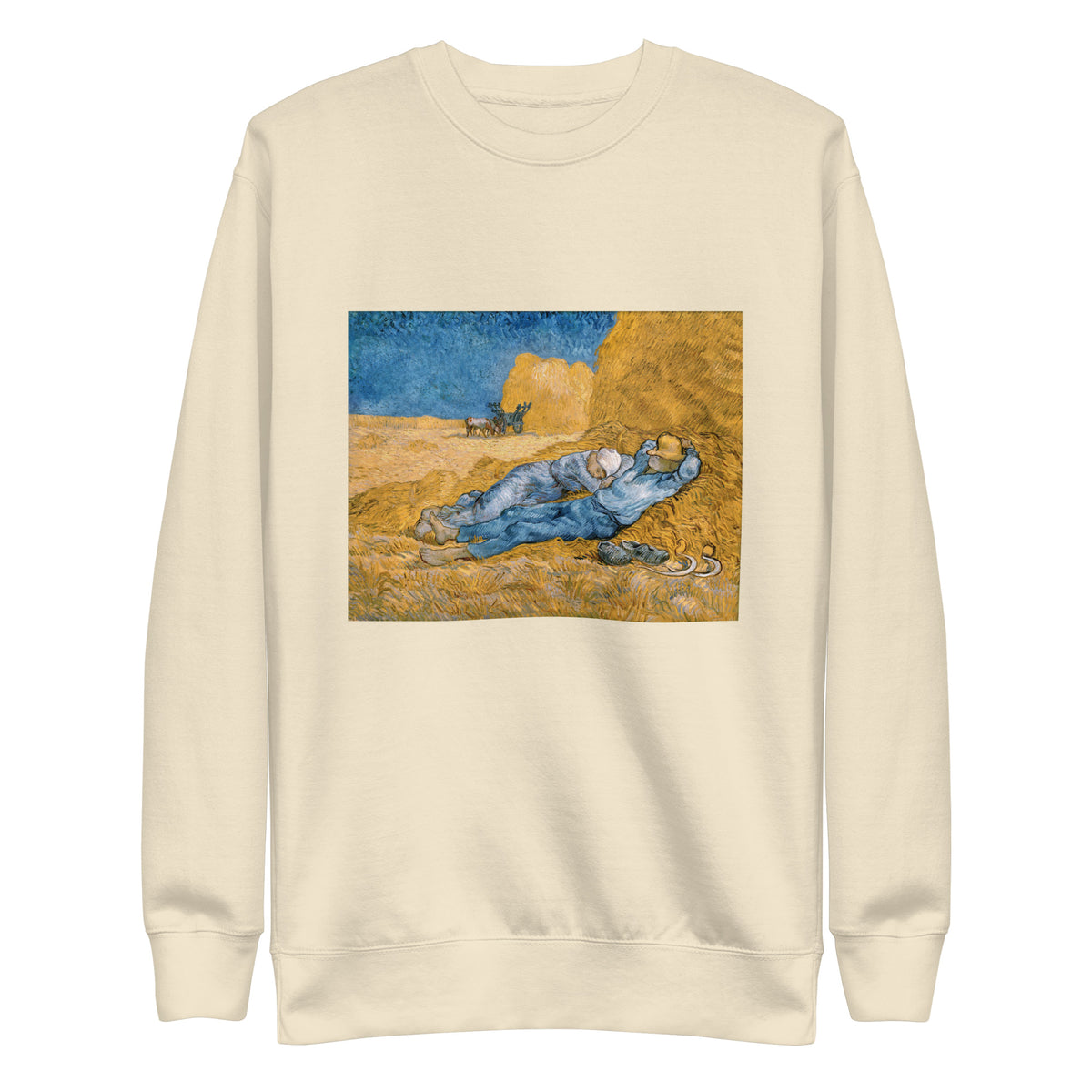 Sweater Vincent Van Gogh S The Siesta Famous Painting Signature