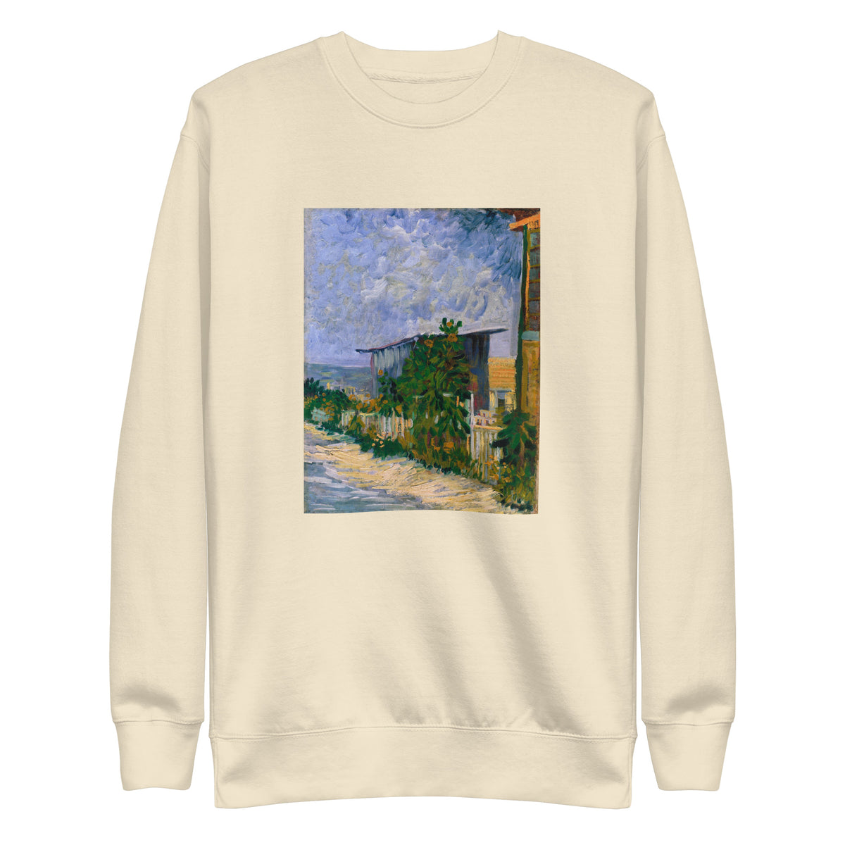 Sweater Vincent Van Gogh S Shelter On Montmartre Famous Painting Signature