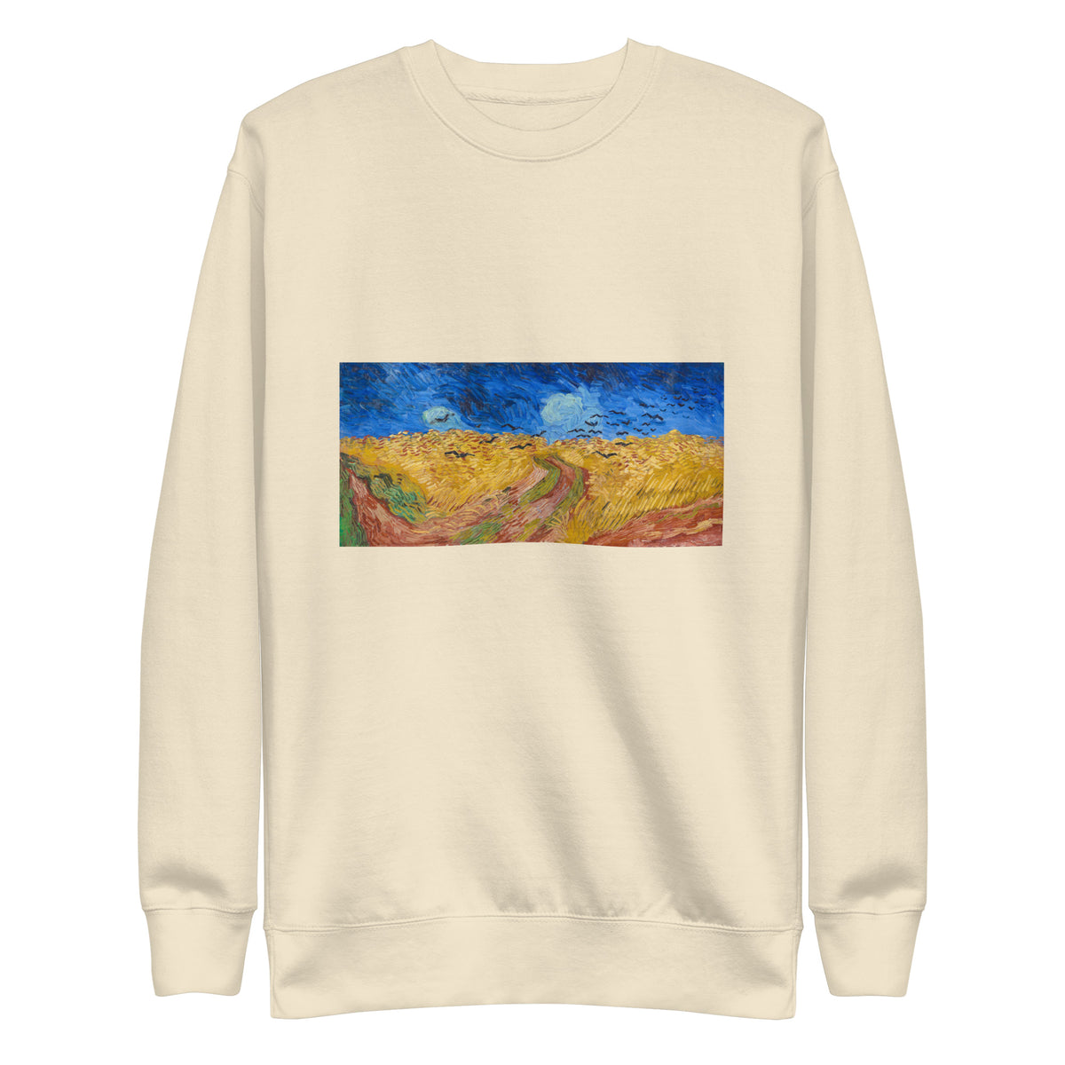 Sweater Vincent Van Gogh S Wheatfield With Crows Famous Landscape Painting Signature