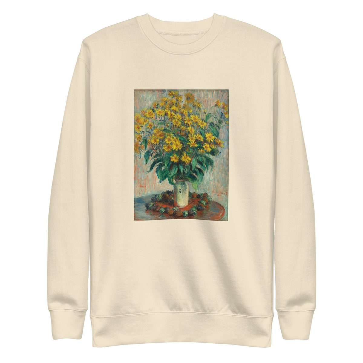 Sweater Jerusalem Artichoke Flowers Signature