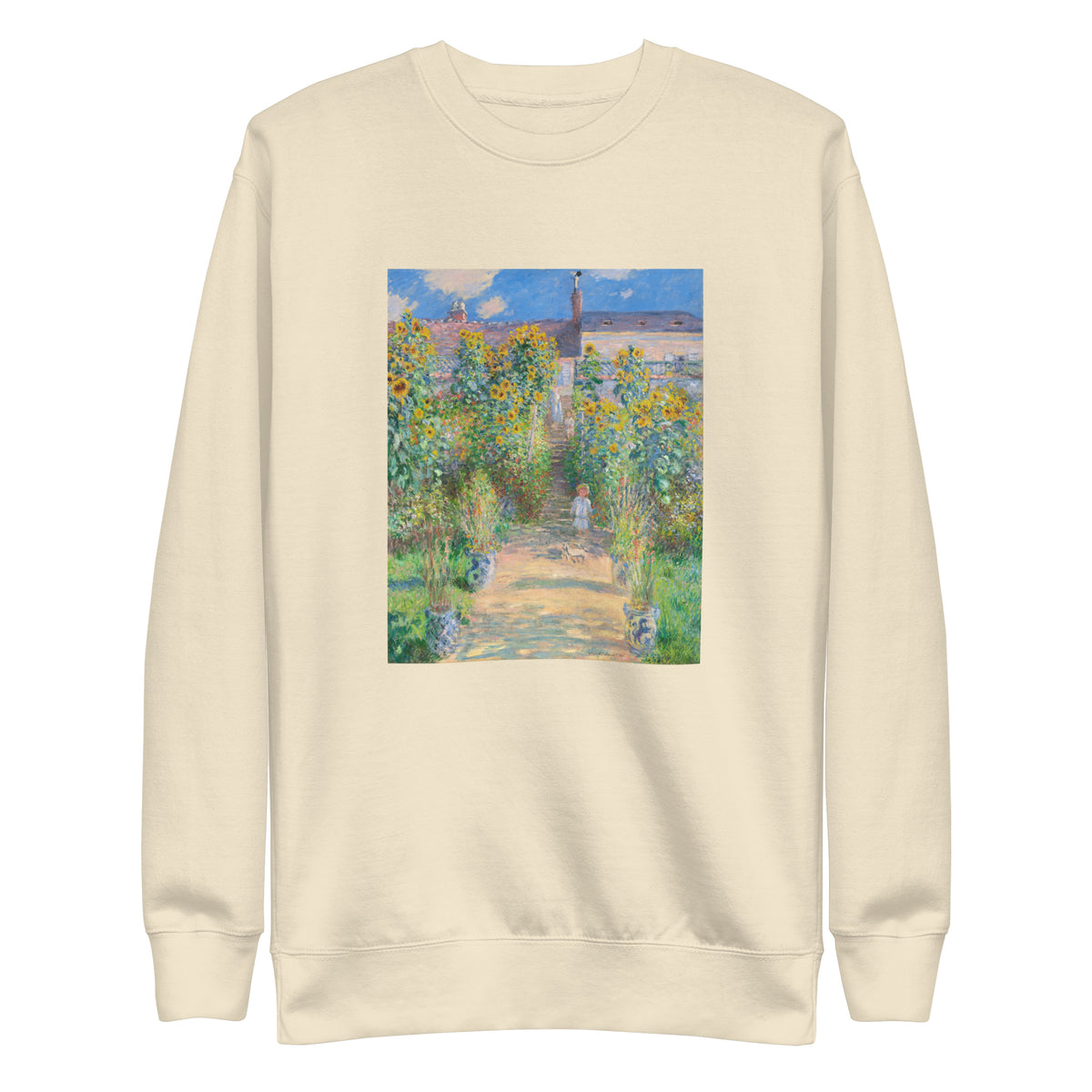 Sweater The Artist S Garden At Vetheuil Signature
