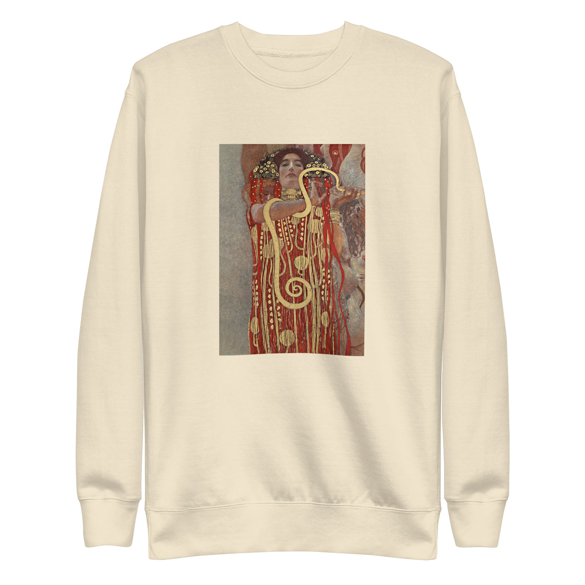 Sweater Gustav Klimt Hygieia Famous Painting Signature