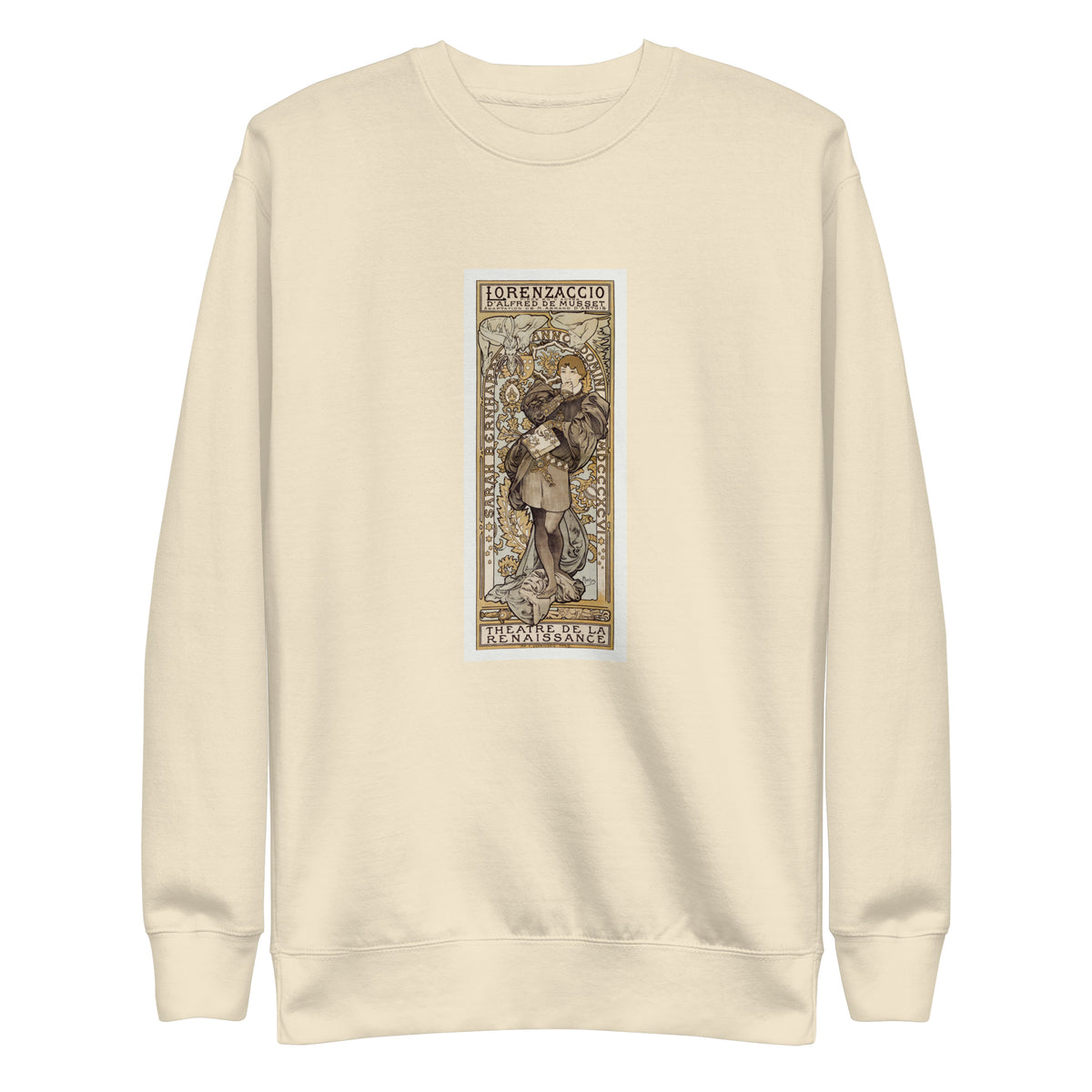 Sweater Lorenzaccio Piece En V Actes D Alfred De Musset Adaptation De M Armand D Artois Theatre De La Renaissance - Alphonse Maria Mucha 1869 Signature