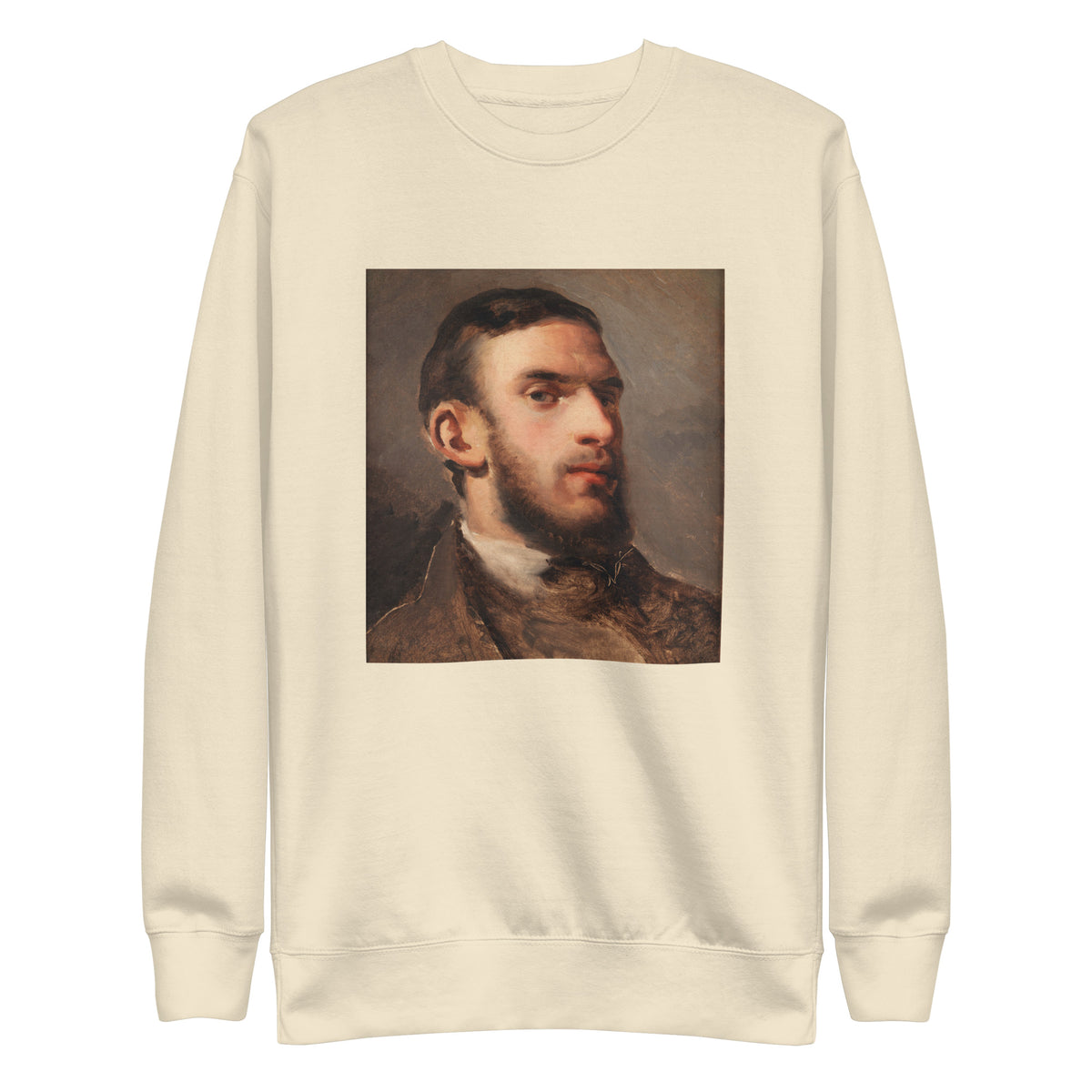 Sweater Self-Portrait Painting In High Resolution Signature