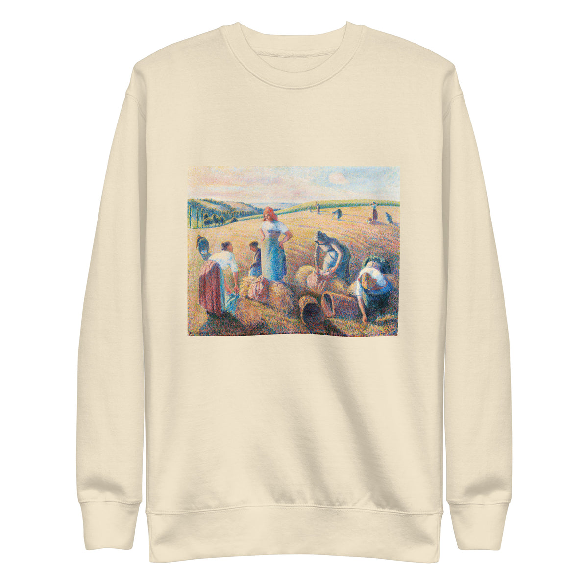 Sweater The Gleaners Painting In High Resolution Signature