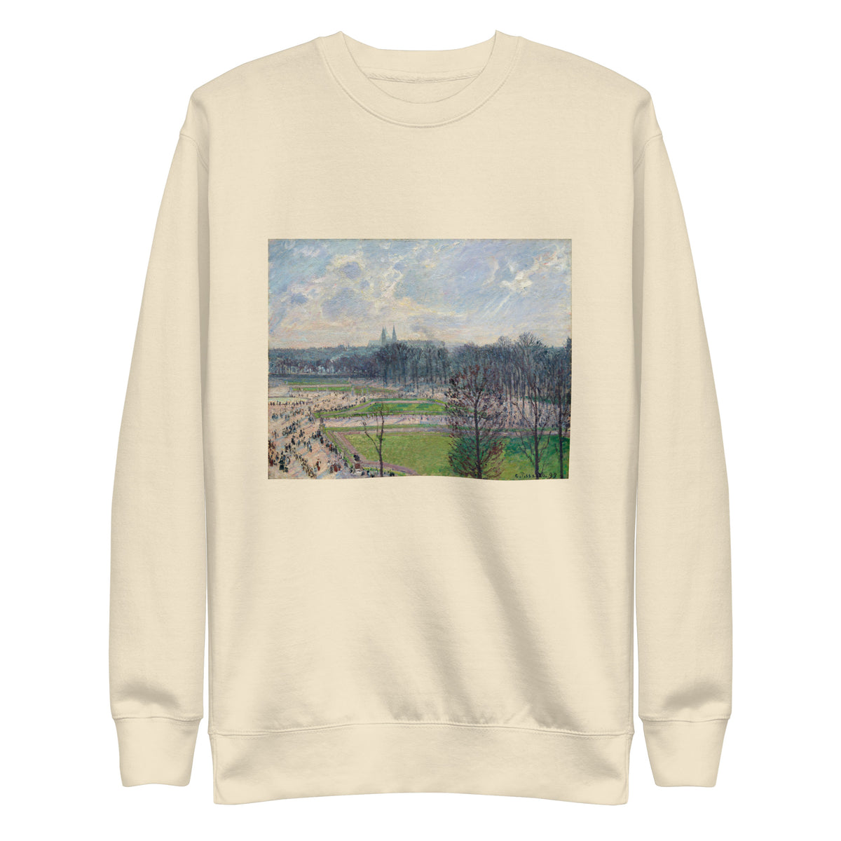 Sweater The Garden Of The Tuileries On A Winter Afternoon Signature