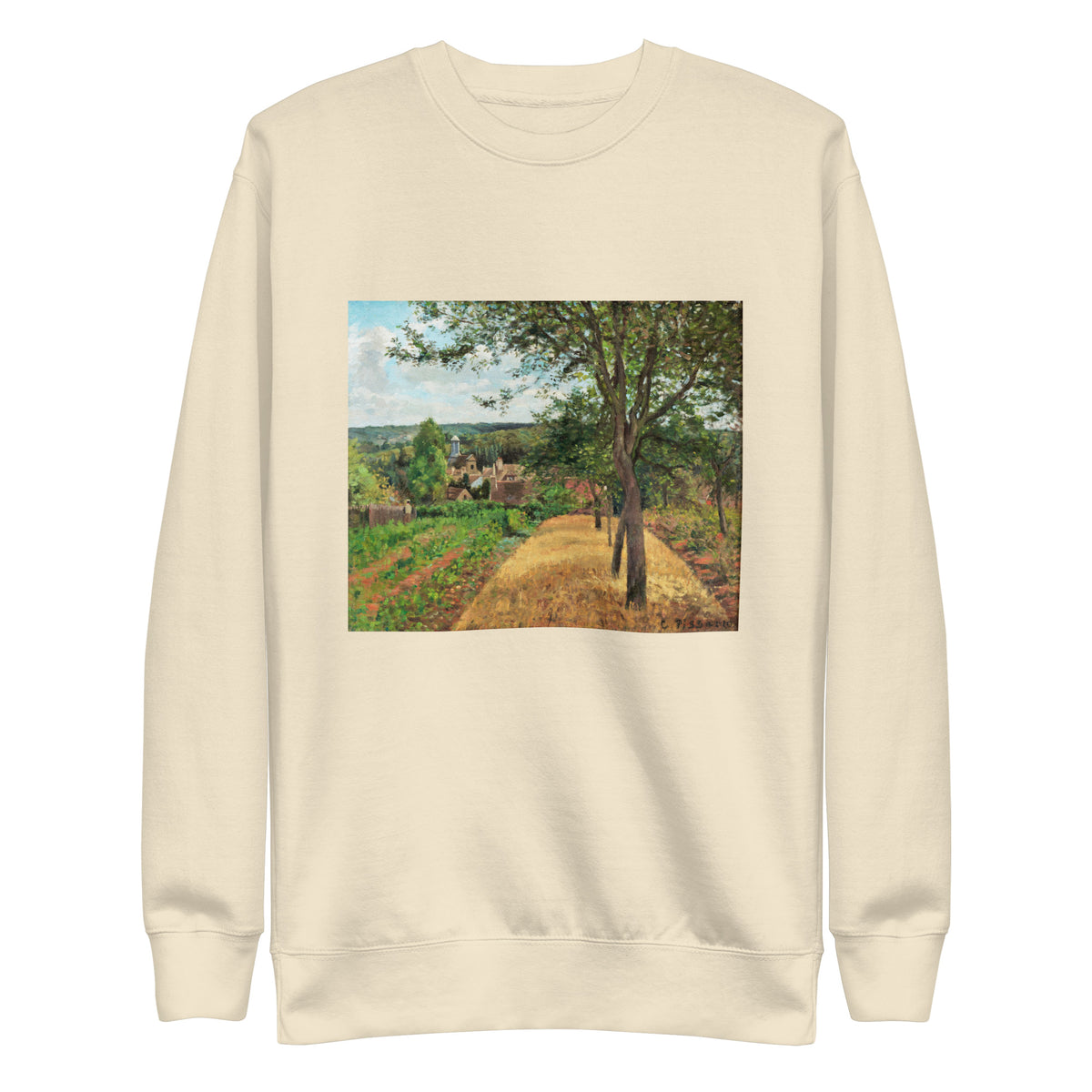 Sweater Orchards At Louveciennes Painting In High Resolution Signature