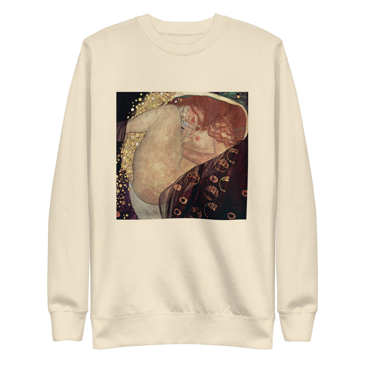 Sweater Gustav Klimt Danae Famous Painting Signature