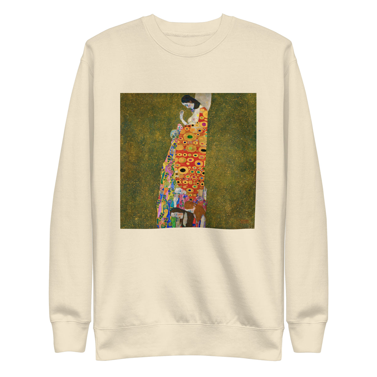 Sweater Gustav Klimt Hope II Famous Painting Signature