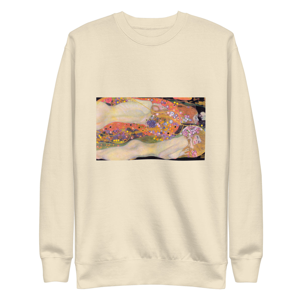 Sweater Gustav Klimt Water Serpents II Famous Painting Signature