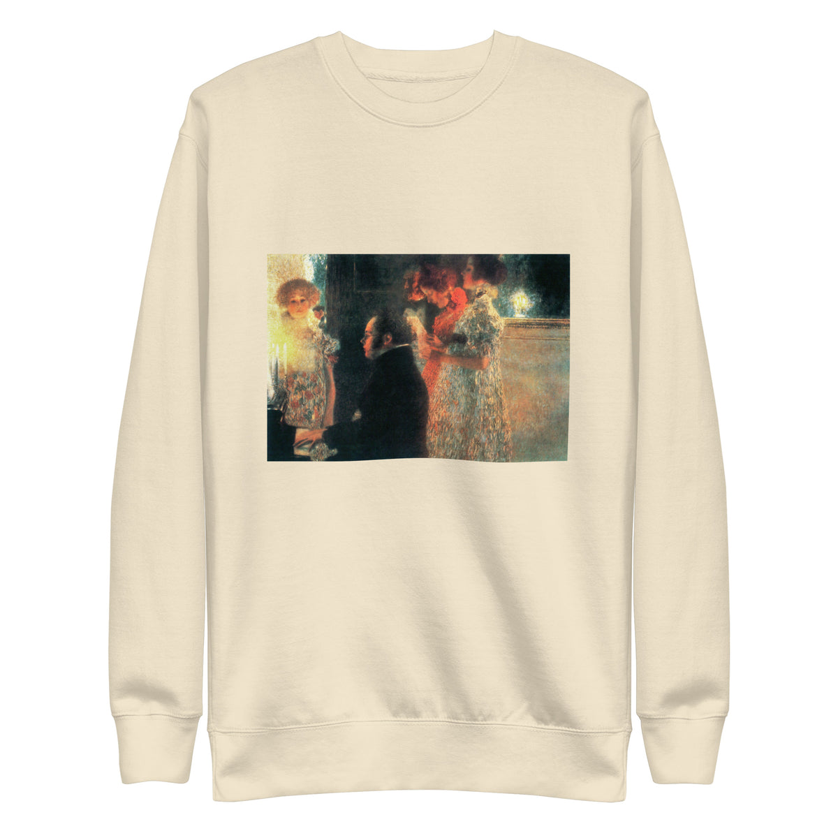 Sweater Gustav Klimt Schubert At The Piano II Famous Painting Signature
