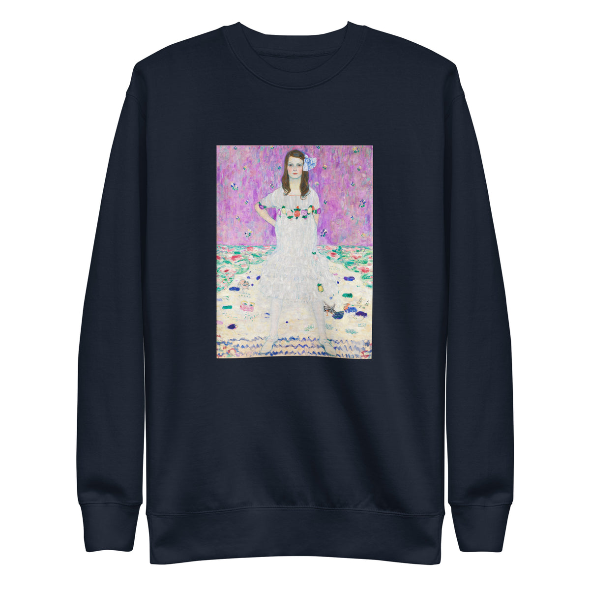 Navy Sweater Gustav Klimt S Mada Primavesi Famous Artwork Signature