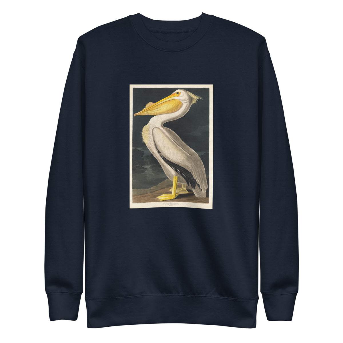 Navy Sweater American White Pelican Signature