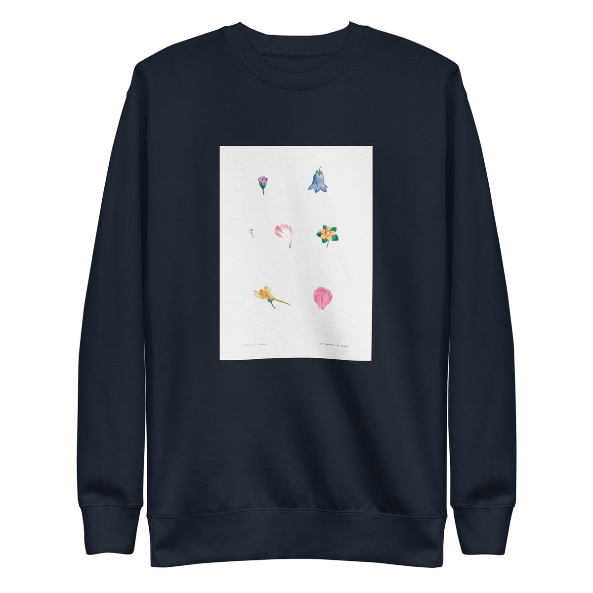 Navy Sweater Flower Set Redoute 1759 II Signature