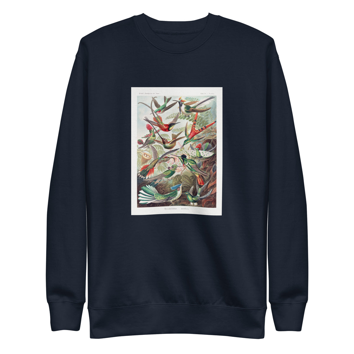 Navy Sweater Trochilidae Kolibris Signature