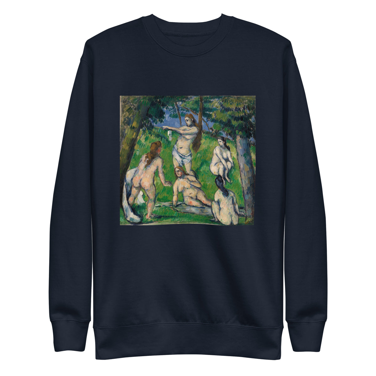 Navy Sweater Five Bathers Cinq Baigneuses Signature
