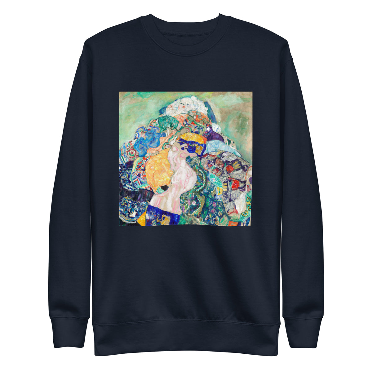 Navy Sweater Baby Cradle Signature