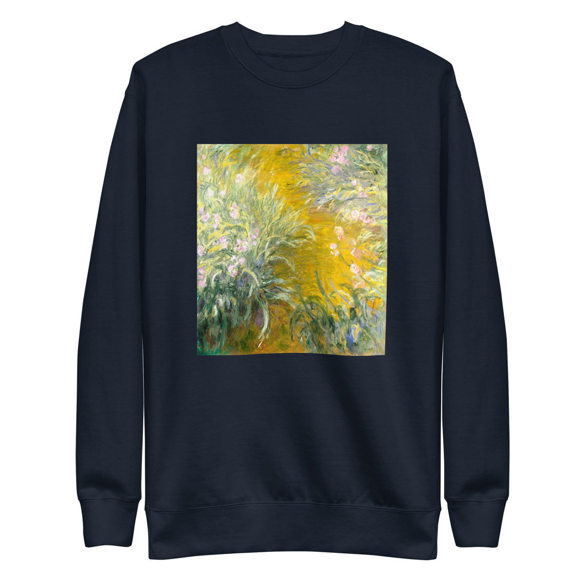 Navy Sweater The Path Through The Irises Signature