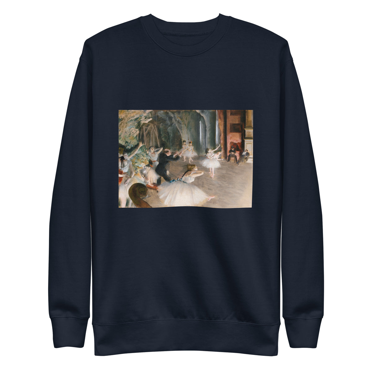 Navy Sweater The Rehearsal Onstage Painting In High Resolution Signature