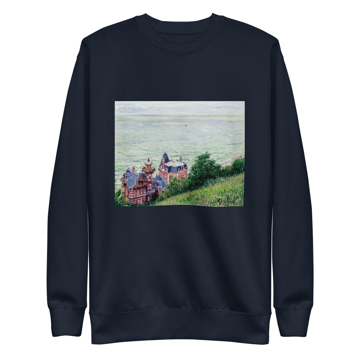 Navy Sweater Villas At Trouville Painting In High Resolution Signature