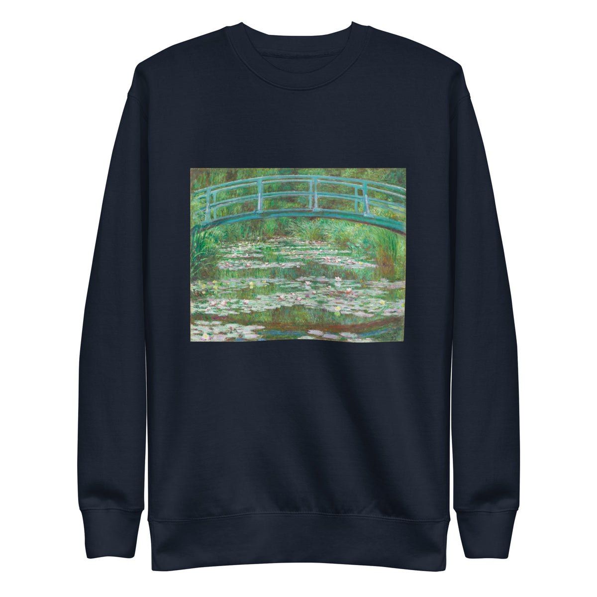 Navy Sweater The Japanese Footbridge Signature