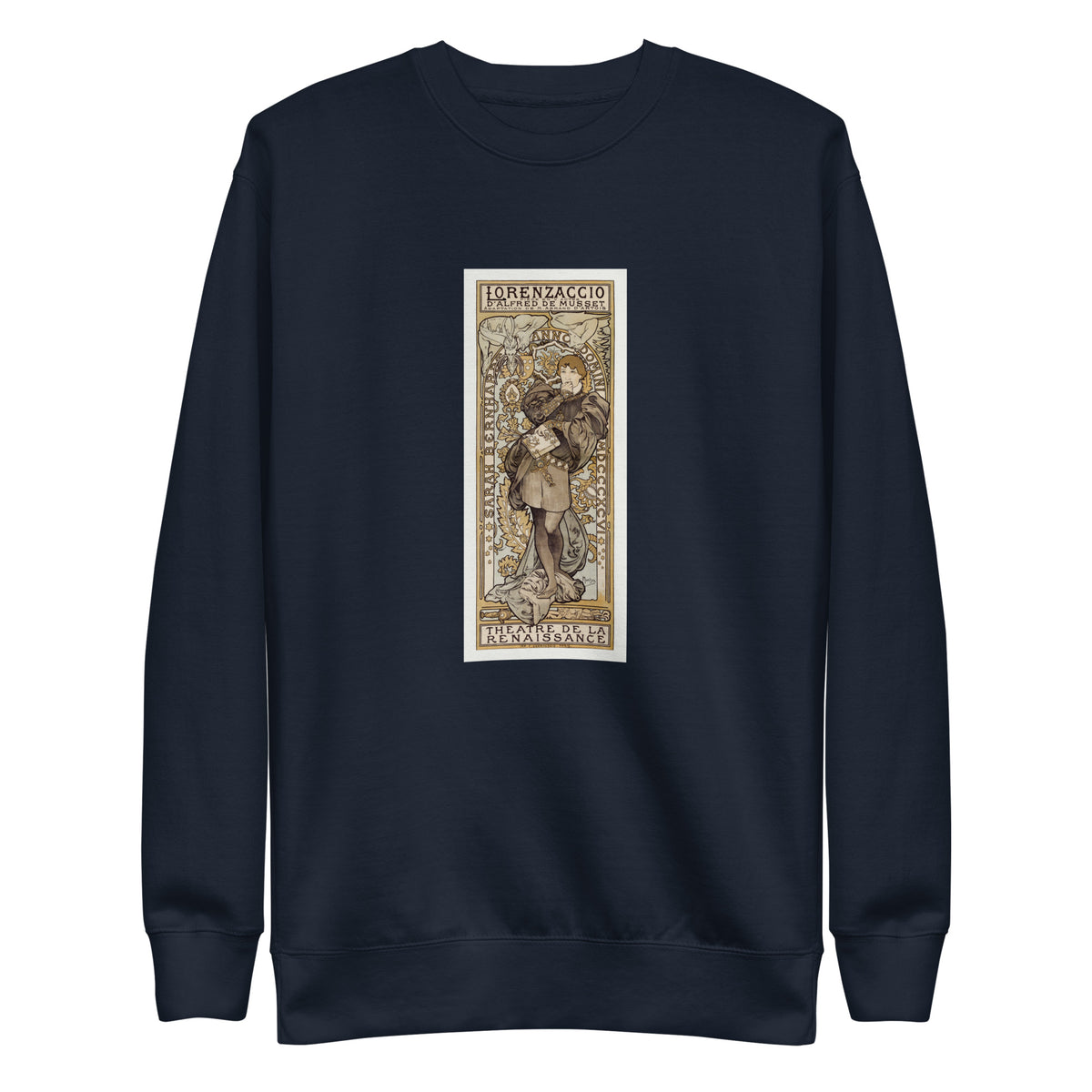 Navy Sweater Lorenzaccio Piece En V Actes D Alfred De Musset Adaptation De M Armand D Artois Theatre De La Renaissance - Alphonse Maria Mucha 1869 Signature