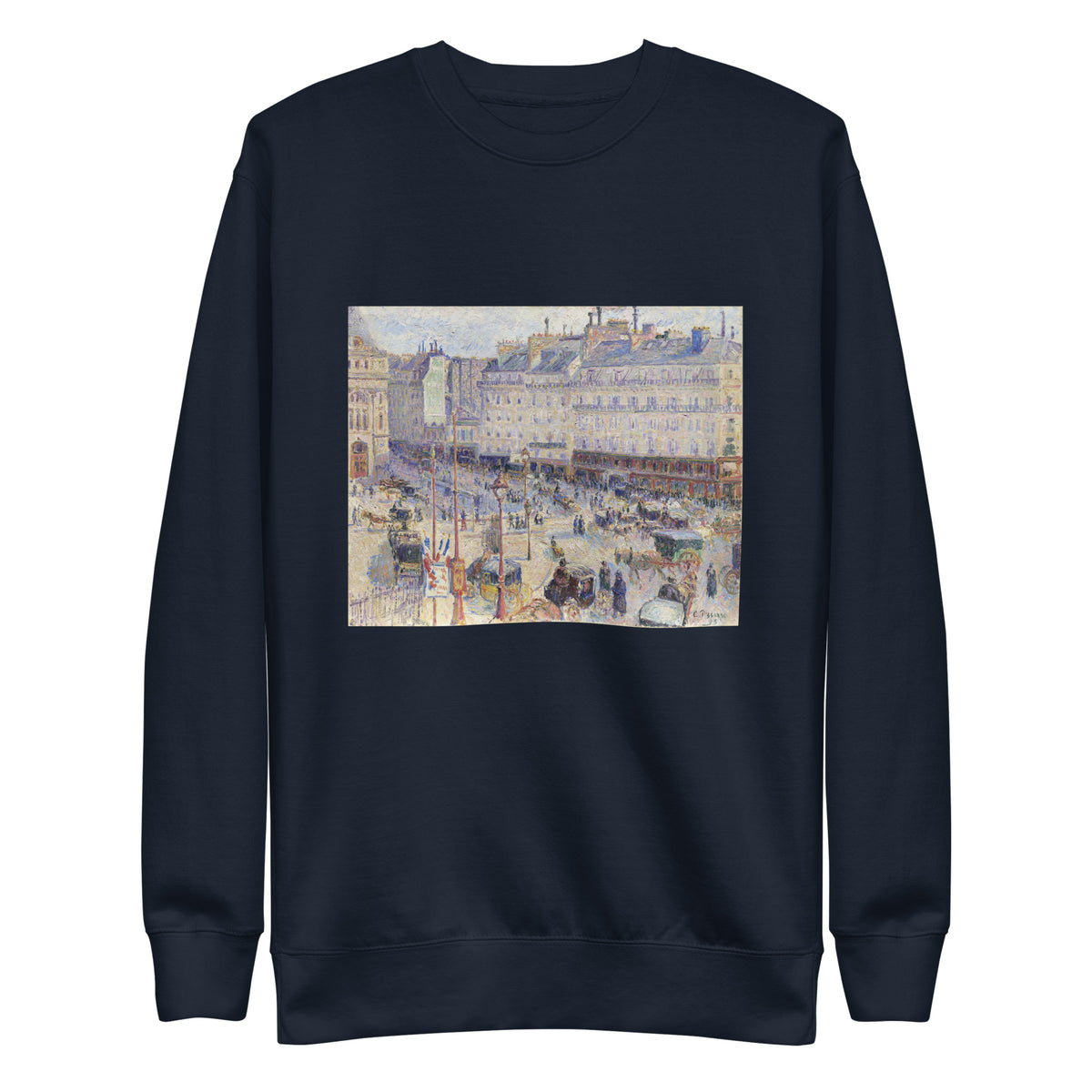 Navy Sweater The Place Du Havre Paris Signature