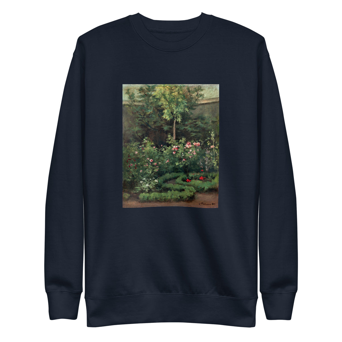 Navy Sweater A Rose Garden Signature