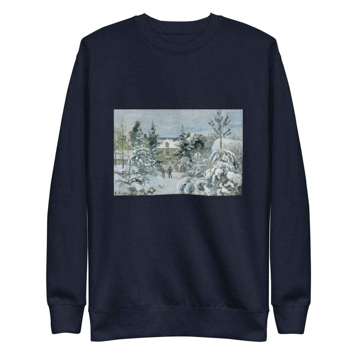 Navy Sweater Piette House At Montfoucault Painting In High Resolution Signature